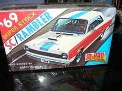 JO-HAN ’69 SUPER STOCK AMC SC/RAMBLER Sealed Box A Paint Scheme GC-2500