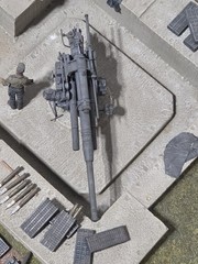 Verlinden 1/35 German Heavy FlaK Gun Emplacement Revetment Diorama Base WWII 239
