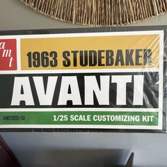 Amt 1963🍻Studebaker🍻Avanti 1/25 Model Build 3 Ways Factory Sealed
