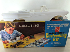 *ULTRA RARE! *ORIGINAL VINTAGE AMT “1958 EDSEL PACER” KIT *COMPLETE *SUPER C@@L!