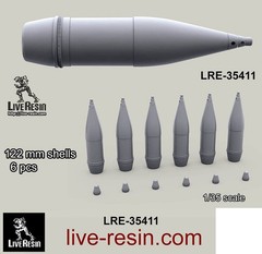 Live Resin 1/35 122mm Shells (6pcs)
