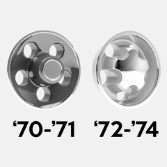 1/25 Resin 15 inch Mopar Rallye Wheels, Goodyear Polyglas Tires, and Brake Set