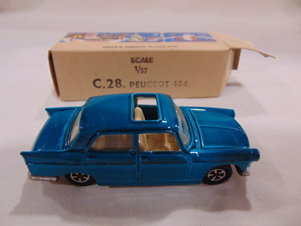 1972 IMPY Roadmaster Lonestar #28 Peugeot 404 BLUE With Box