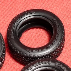 BF Goodrich Radial Tires 1969 Chevy Camaro SS 1:25 Scale Model Car Part MPC