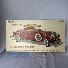 GABRIEL #4860-500 1930 Packard Roadster Model Kit 1/22 SCALE Vintage Openbox