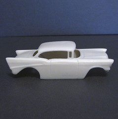 JFSL44 Jimmy Flintstone Resin H:O 1957 Chevy Bel Air Stock Gasser Slot Car Body