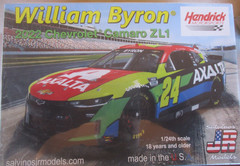 🏁Salvino JR Models “Axalta” William Byron 2022 Camaro ZL1 Nascar 1/24 WRAPPED