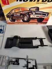 AMT 1/25 Scale Chevy Nova SS Pro Stocker Plastic Model Kit Open Box Started