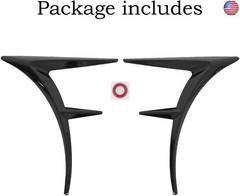 A Pair Front Fender Side Air Flow Fender Vent Cover Trim ABS for Lexus IS300
