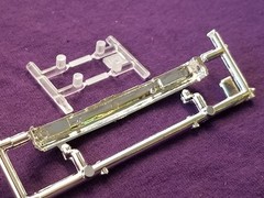 1991 Chevy S-10 Lowrider FRONT BUMPER & SIGNAL LIGHTS from Revell 1:25 Model 91