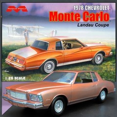 MOEBIUS MODELS 2330 1/25 1978 CHEVROLET MONTE CARLO LANDAU COUPE MODEL KIT
