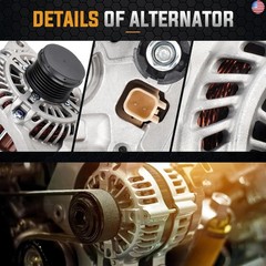 New Alternator for 2007-2017 Jeep Compass Patriot 2.0 2.4L, 2008-2013 Dodge