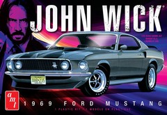 AMT1454M PLASTIC MODEL KIT JOHN WICK 1969 FORD MUSTANG 1/25 SCALE NEW SEALED BOX