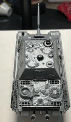 Hand Built WWII German Tank 4 Inches
