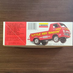 Lindberg Little Red Wagon Dodge 1:25 Model Kit Chrome Parts Vinyl Tires 72158