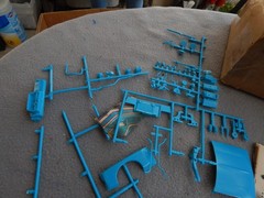 Vintage MPC Chevrolet Cavelier 1/25 Model Kit Parts Junkyard Estate Find