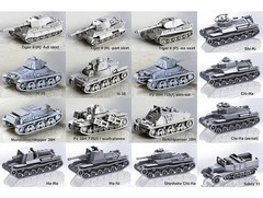 3D printed Military vehicles Tank models 100’s to Choose from in all scales (P1)