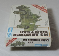 1/72 Aurora ESCI M3 Armored Scout Car 6207 Prestige Series New Sealed Free Ship