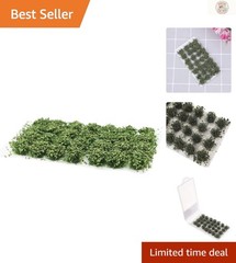 Stunning 28 Pcs Green Lowland Shrubs Model Kit for Military and Train Landscapes