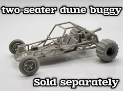 Old school dune buggy accessorises in 1/25 scale