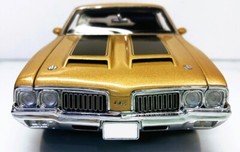 Oldsmobile 442 OLDS Built Muscle Race Classic Car Model Hot Rod Carousel GO1 24