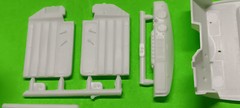50 1950 Chevy 3100 Pickup Truck 1/25 AMT Cab Body Interior Tub Bench Seat Dash