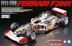 Rare kit Tamiya 1/20 Grand Prix Collection Full View Ferrari F2001 from Jp 3379