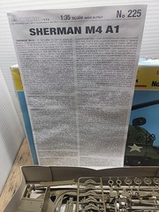 Sherman M4 A1 Allied Standard Tank. Italeri 1:35 Model Kit /0426-ys5