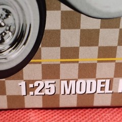 Chrome Exhaust Ala-Kart Hot Rod 1:25 scale model car part AMT