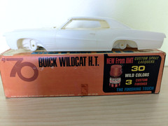 L@@K! **RARE *ORIGINAL VINTAGE AMT 1970 BUICK WILDCAT MOTOR CITY KIT **COMPLETE!