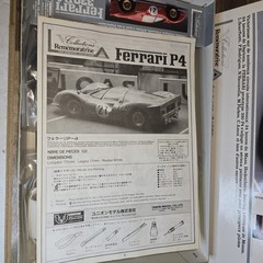 ​Union Model 1/24 Ferrari 330 P4 Collections Rememoratrise Vintage Kit MC14