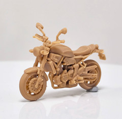 1/64 XSR700 Motorcycle Model Scale Garage Accessories Colorless 1pc