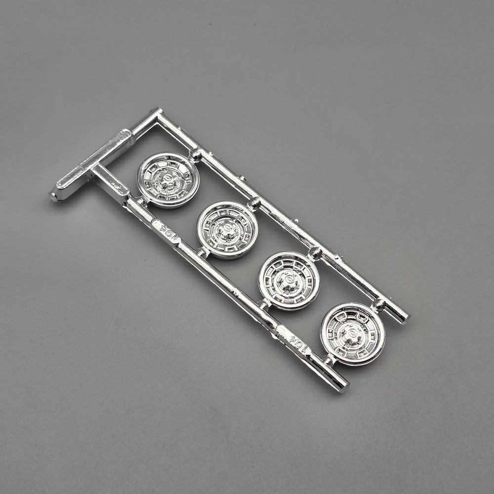 MPC 1/25 1979 79 Chevy Nova Parts Kitbash Chrome Factory Wheels