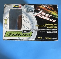 Revell 1/25 Fast and the Furious Orange Mitsubishi Eclipse Metal Sealed 85-1552