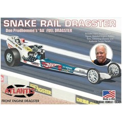 Atlantis Models M5694 1/24 Don the Snake Prudhomme Front Engine Dragster Plastic
