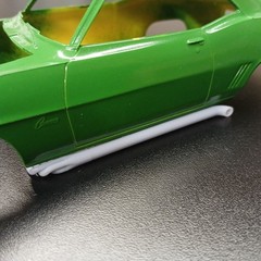 1/24 1/25 Scale 3D Resin Vintage Side Pipe Set Lrg. Custom Model