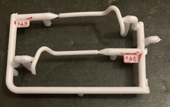 29 Model A Roadster FRONT EXHAUST #145,146 A/B 154 1653 Rev 4463 Model Car Parts