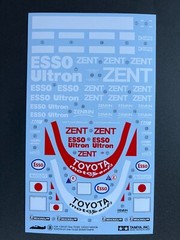 Tamiya’s Decals for 1/24TOYOTA GT-One TS020.Item24222 from Japan
