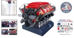 Visible Mini V8 Engine Kit – Interactive STEM Toy for Adults & Kids