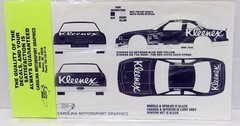 Carolina Motorsport Graphics #40 Kleenex 1996-Tim Fedewa 1/24 Nascar decal