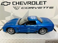 New 2003 CORVETTE Z06 Electron Blue 1:24 Scale Maisto Special Edition Die-cast