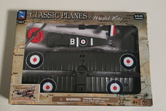 Camel F-1 Airplane Model Kit Classic Planes New Ray Models