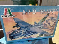 ITALERI # 1237 1/72nd SCALE A-7D “SLUFF” CORSAIR MODEL KIT