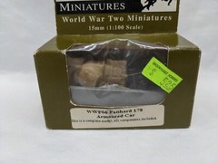 Military Miniatures WWII 15mm 1/100 Scale WWF06 Panhard 178 Armoured Car