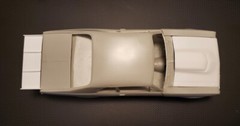 Resin Rear Spoiler & L88 Hood Combo for ’72*/69 Nova AMT*/Revell 1/25.