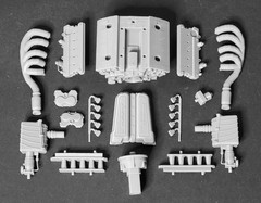 Lamborghini Huracan V10 engine / 3D 8 12 18 24 Tamiya Revell Monogram AMT IXO