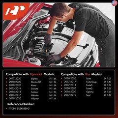 A-Premium Iridium Platinum Spark Plugs Compatible with Hyundai Elantra
