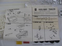 1972 AMT 1/25 Tournament of Thrills Transporter Set Ford C-900 w/ 5 Car Trailer