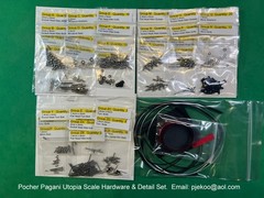 POCHER 1/8 PAGANI UTOPIA CUSTOM DECAL SET