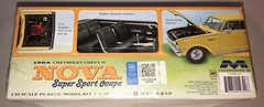 Moebius 1964 Chevrolet Chevy II Nova Super Sport Coupe 1:25 scale model car kit